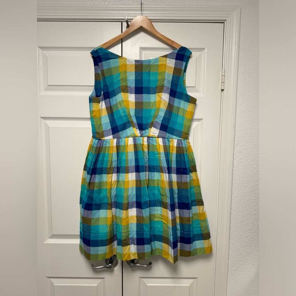 Emily & Fin plaid Abigail dress short size XXL